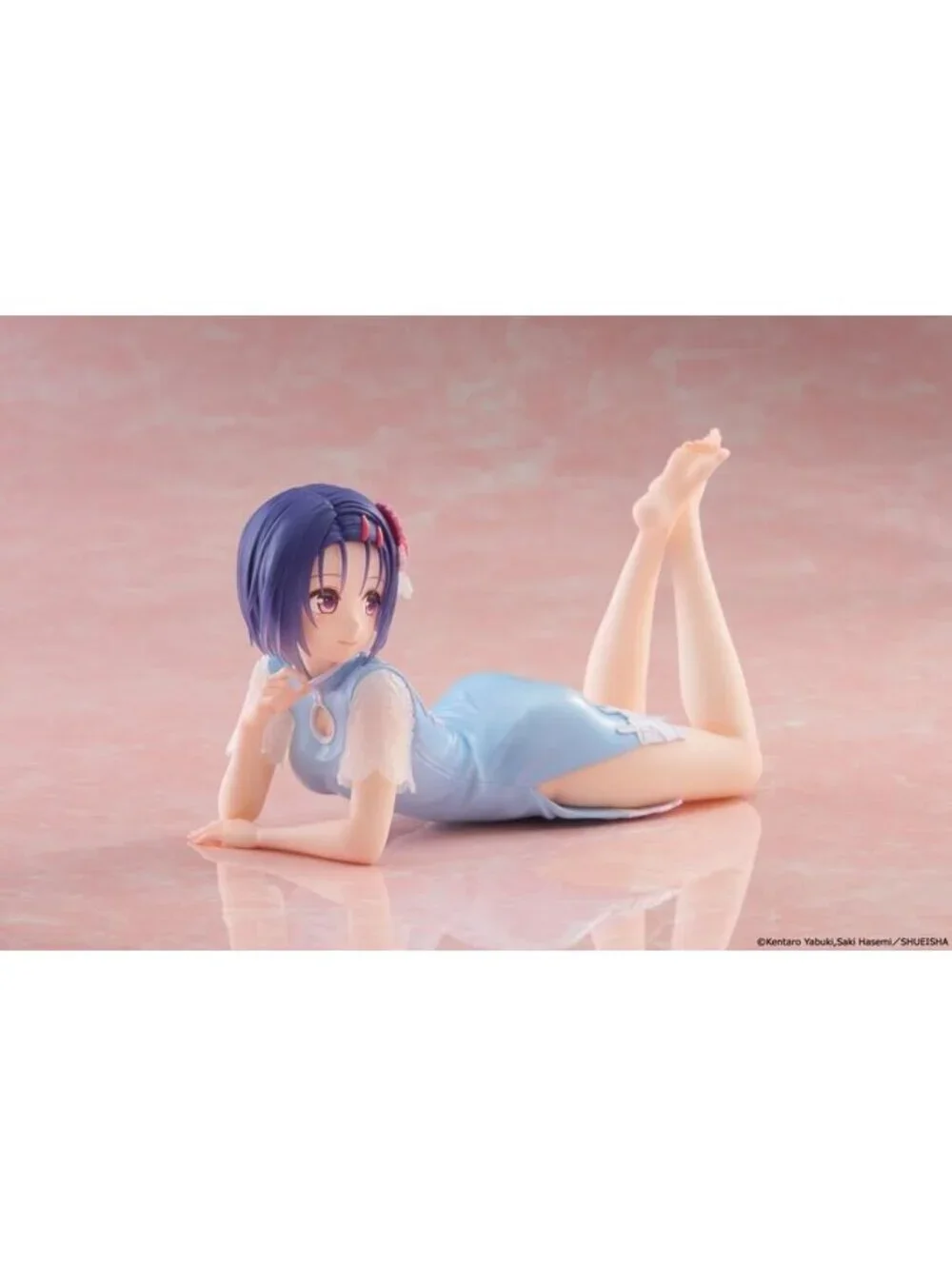 TAITO Desktop Cute To LOVE-Ru Darkness Yui Kotegawa Figure Blue Dress Ver.